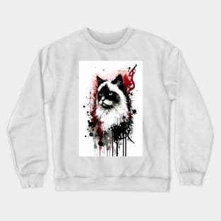 Ragdoll Cat Portrait Crewneck Sweatshirt